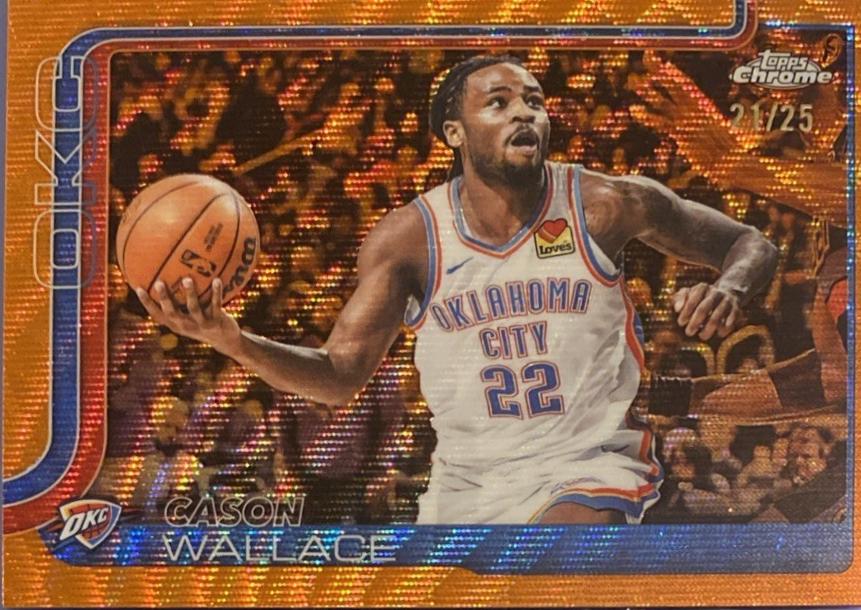 Cason Wallace [Orange Basketball Refractor] #191