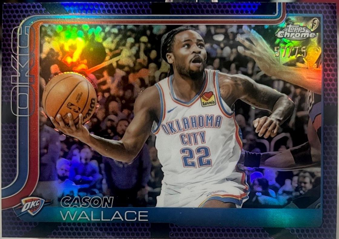 Cason Wallace [Purple Basketball Refractor] #191