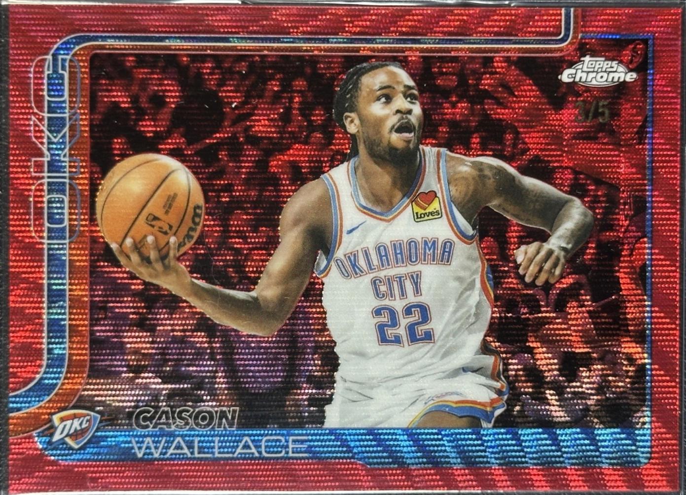 Cason Wallace [Red Wave Refractor] #191