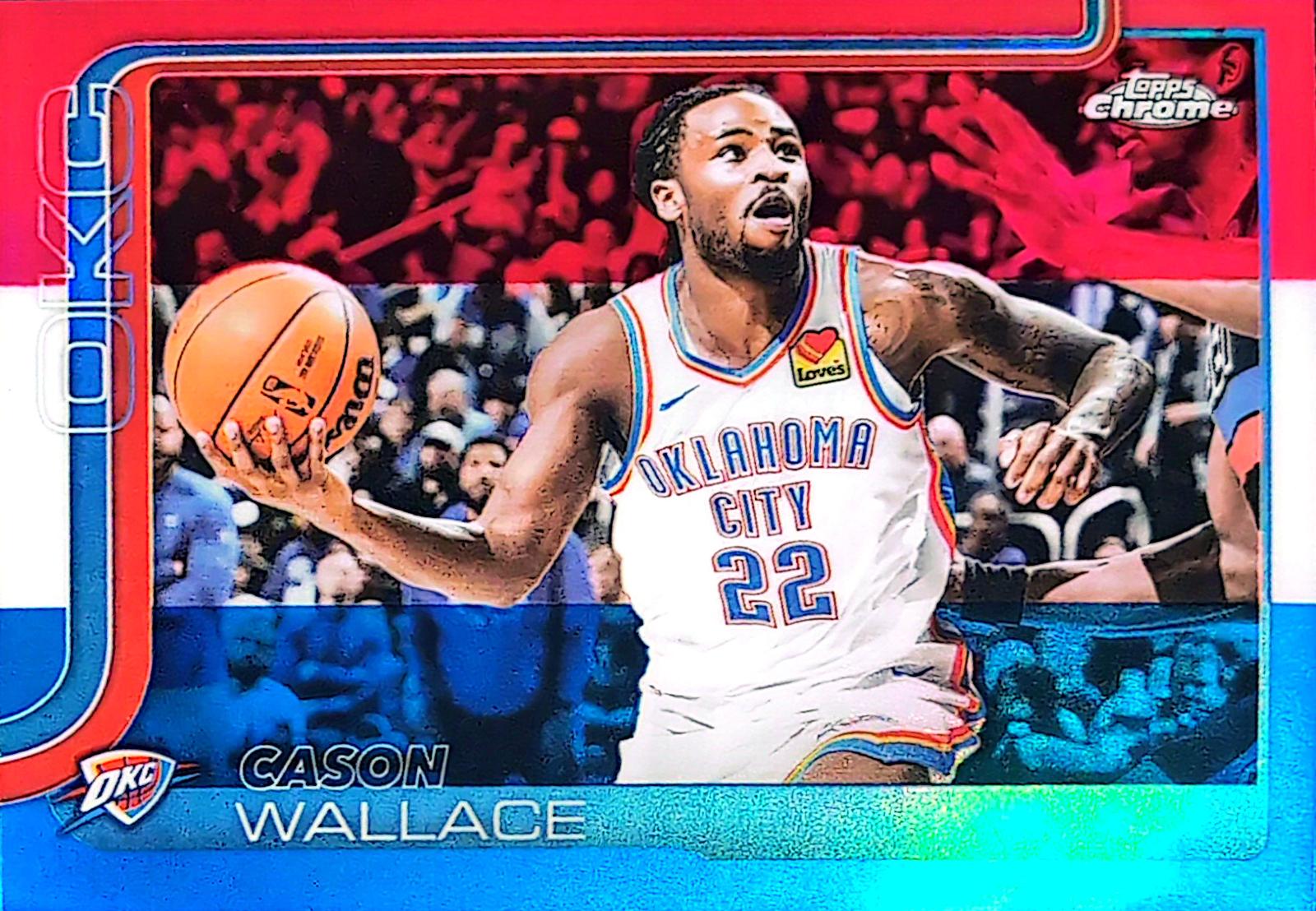 Cason Wallace [Red White Blue Refractor] #191