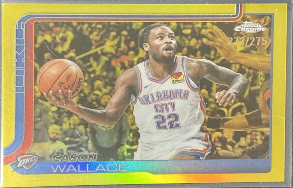 Cason Wallace [Yellow Refractor] #191