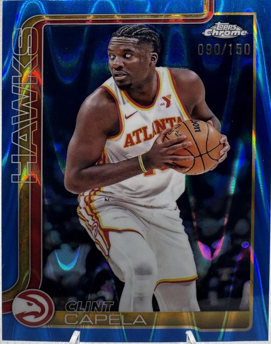 Clint Capela [RayWave Blue Refractor] #81