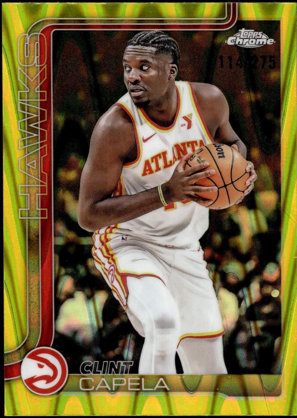 Clint Capela [RayWave Yellow Refractor] #81