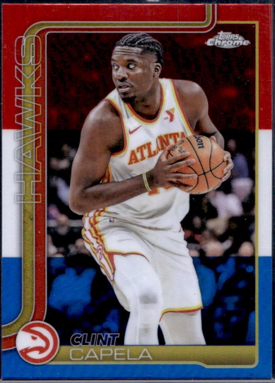 Clint Capela [Red White Blue Refractor] #81