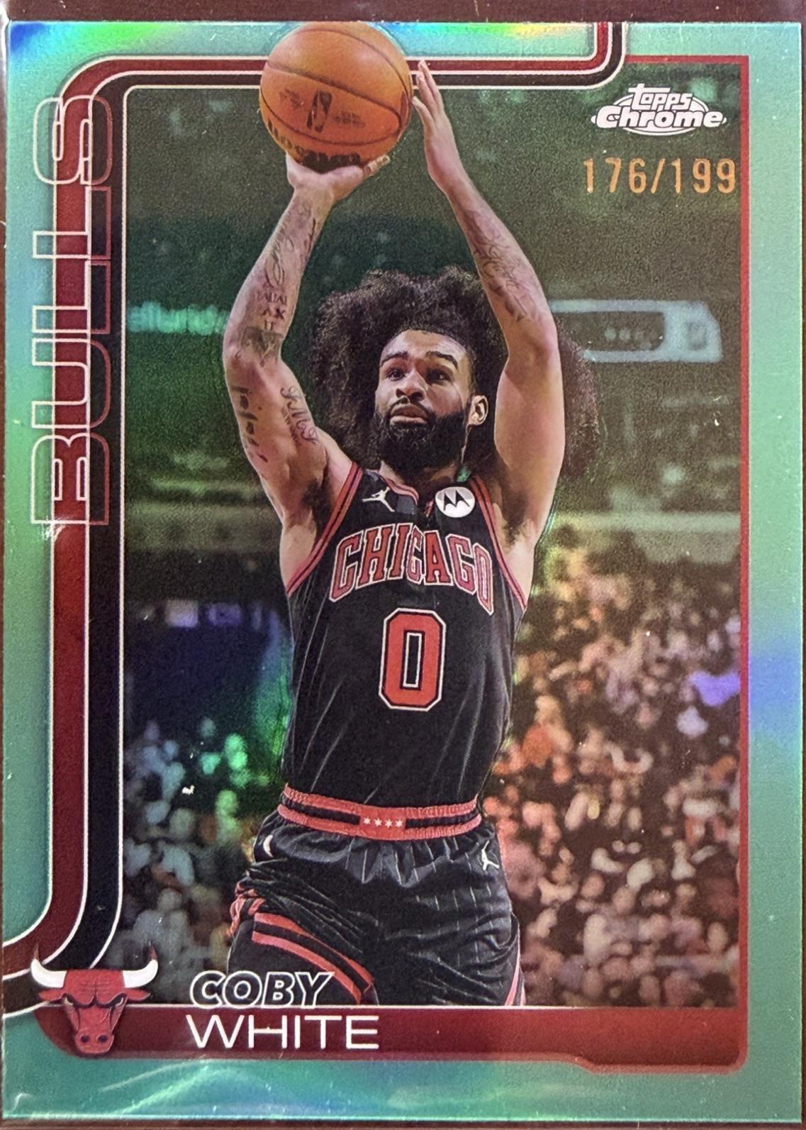 Coby White [Aqua Refractor] #80