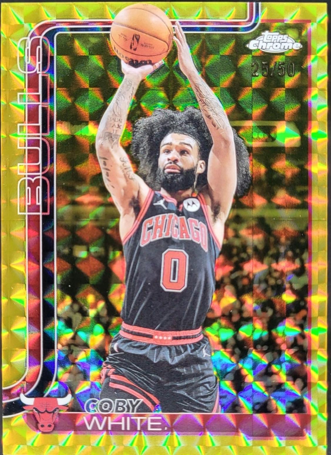 Coby White [Gold Geometric Refractor] #80