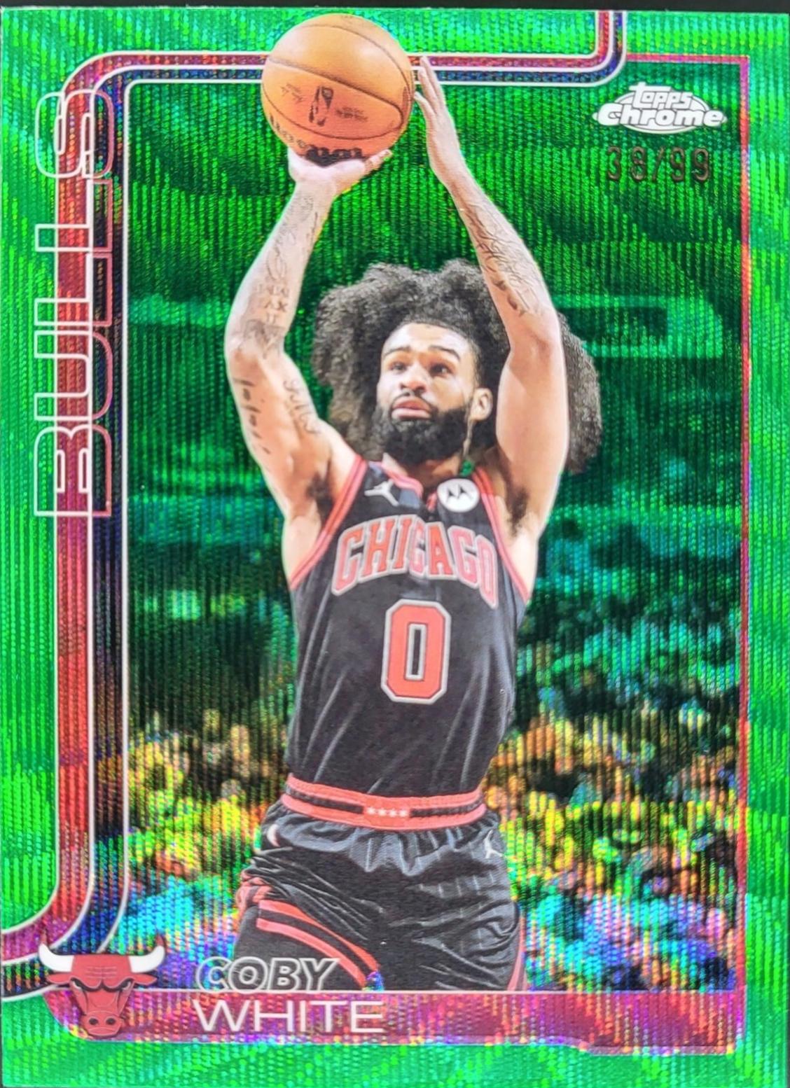 Coby White [Green Wave Refractor] #80