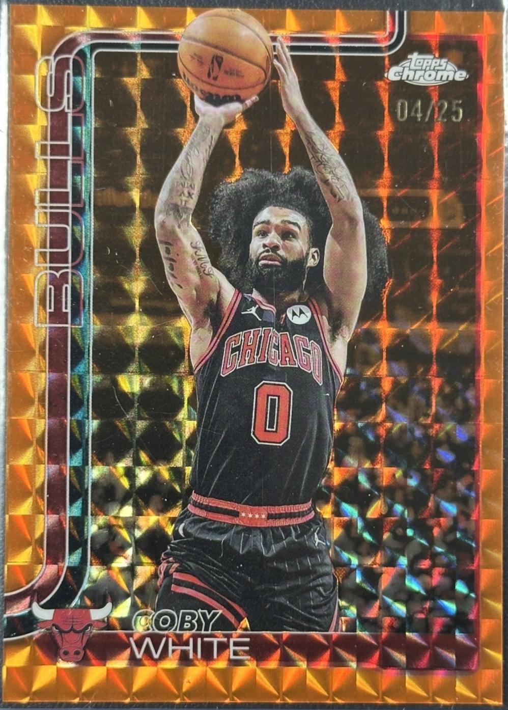 Coby White [Orange Geometric Refractor] #80