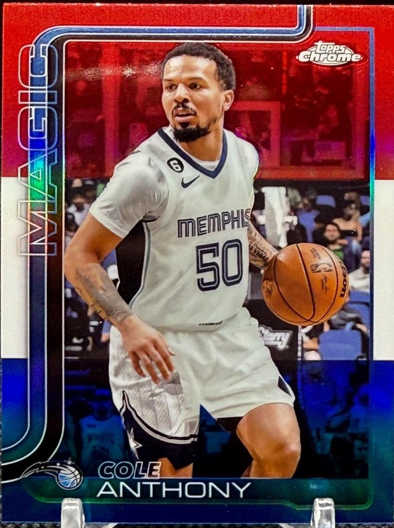 Cole Anthony [Red White Blue Refractor] #175