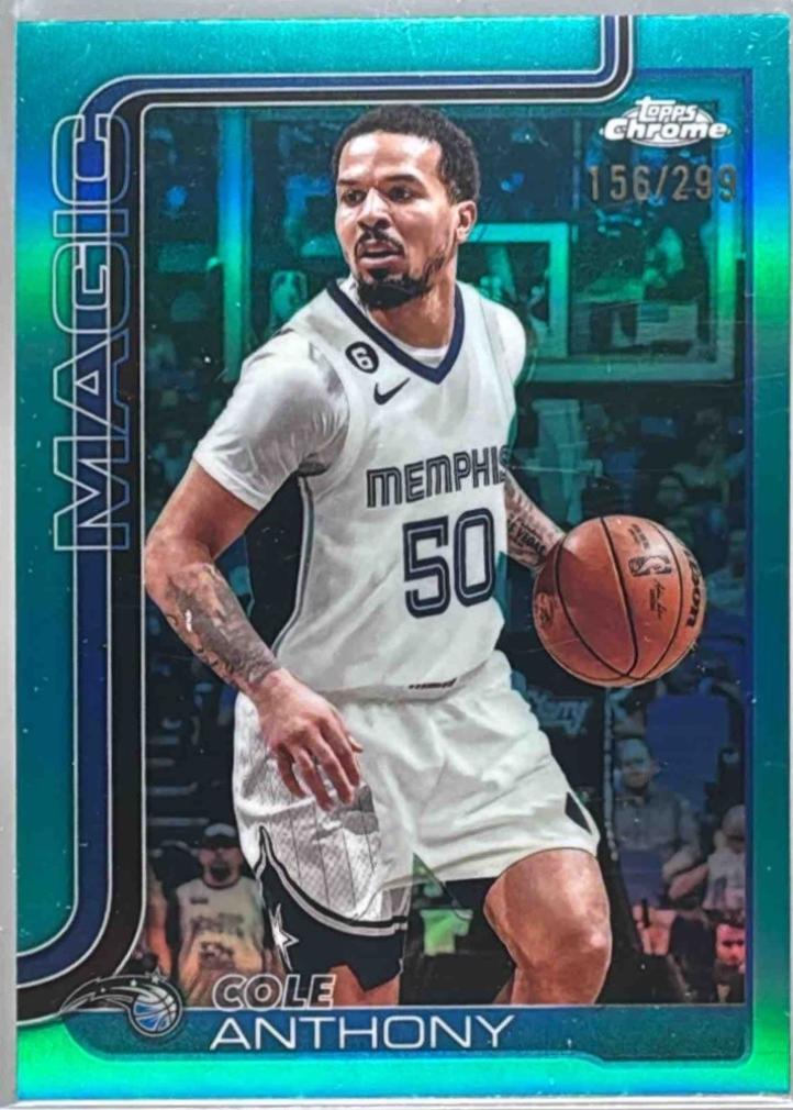 Cole Anthony [Teal Refractor] #175