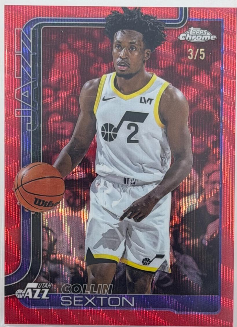 Collin Sexton [Red Basketball Refractor] #210