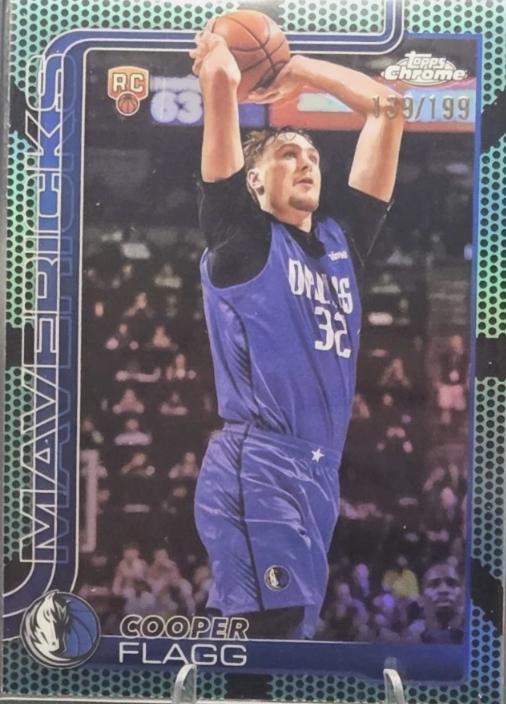 Cooper Flagg [Aqua Basketball Refractor] #251