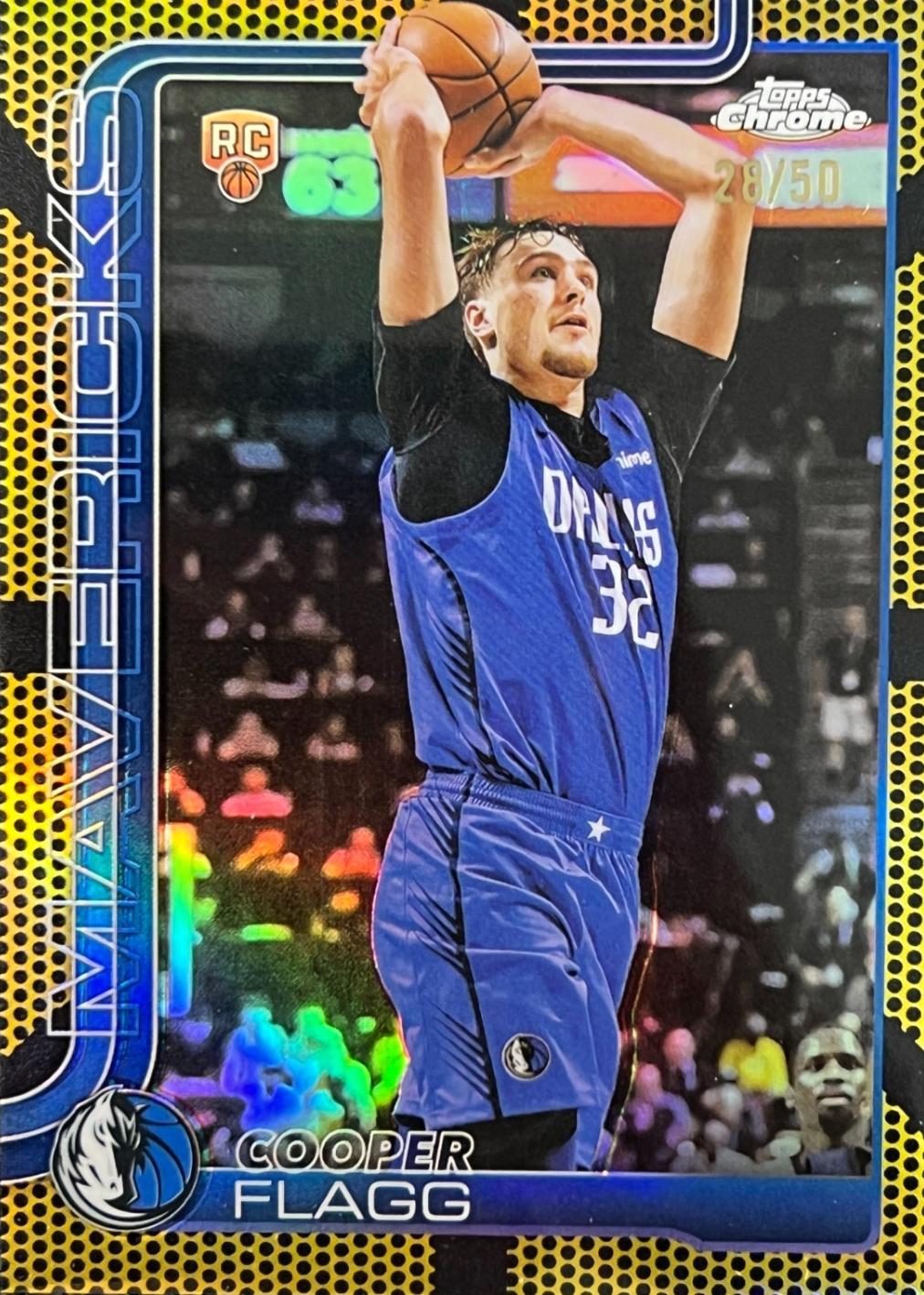 Cooper Flagg [Gold Basketball Refractor] #251