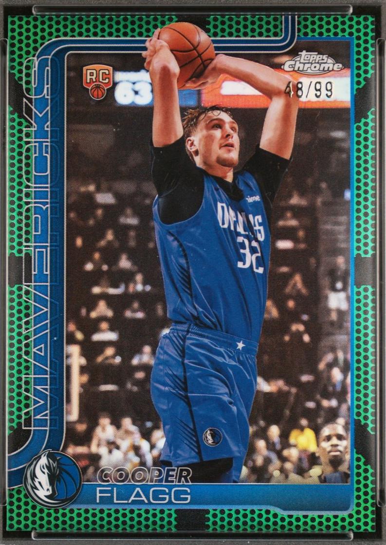 Cooper Flagg [Green Basketball Refractor] #251