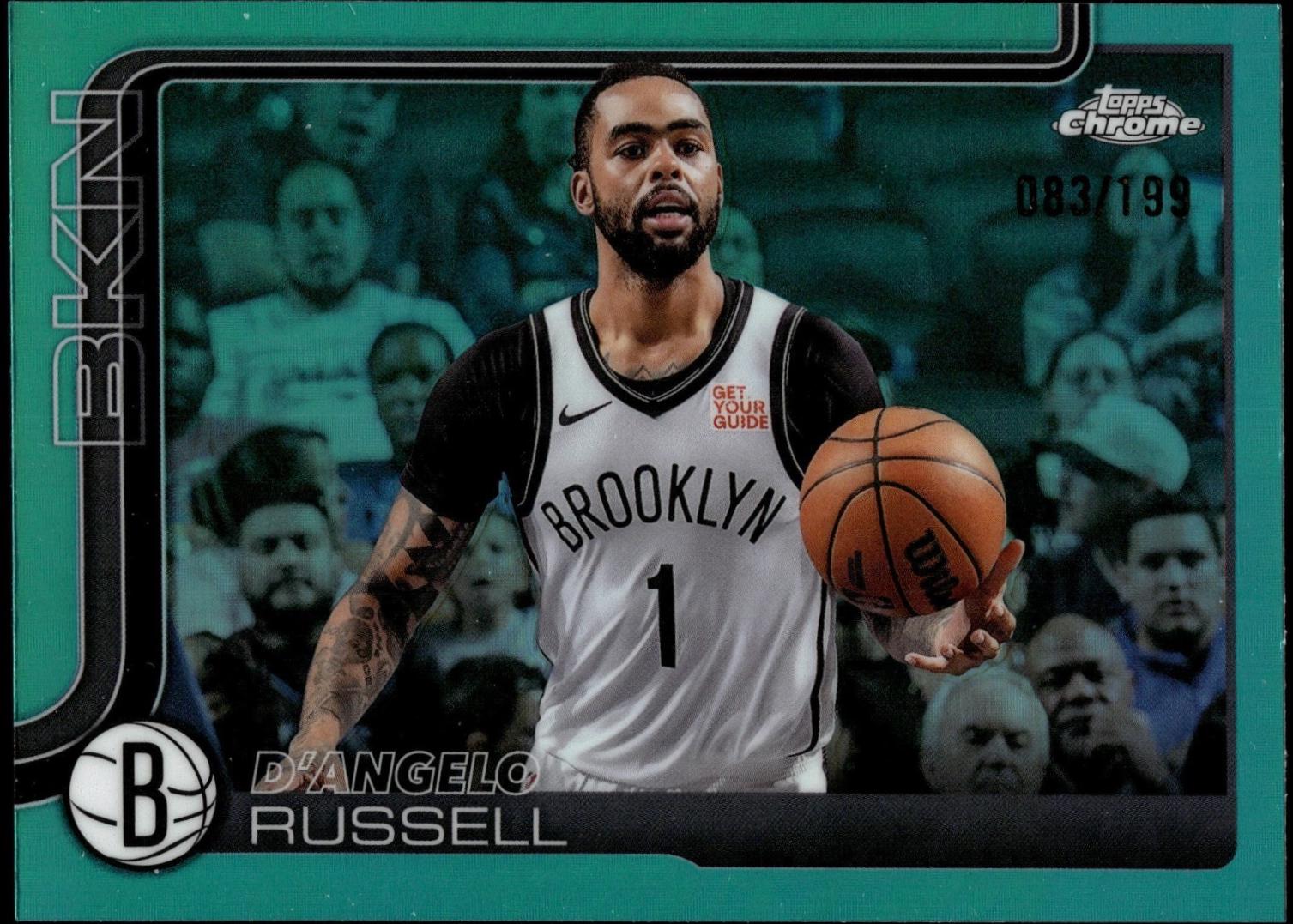 D'Angelo Russell [Aqua Refractor] #79