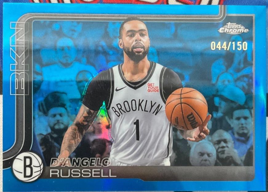 D'Angelo Russell [Blue Refractor] #79