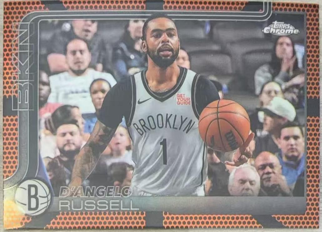 D'Angelo Russell [Orange Refractor] #79