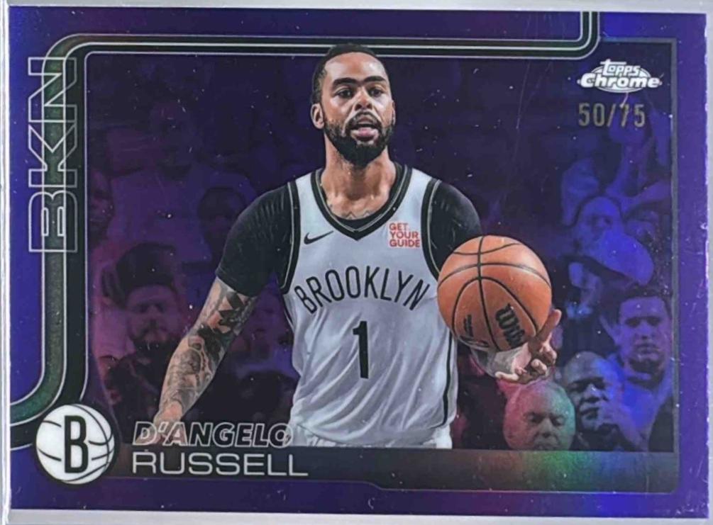D'Angelo Russell [Purple Refractor] #79