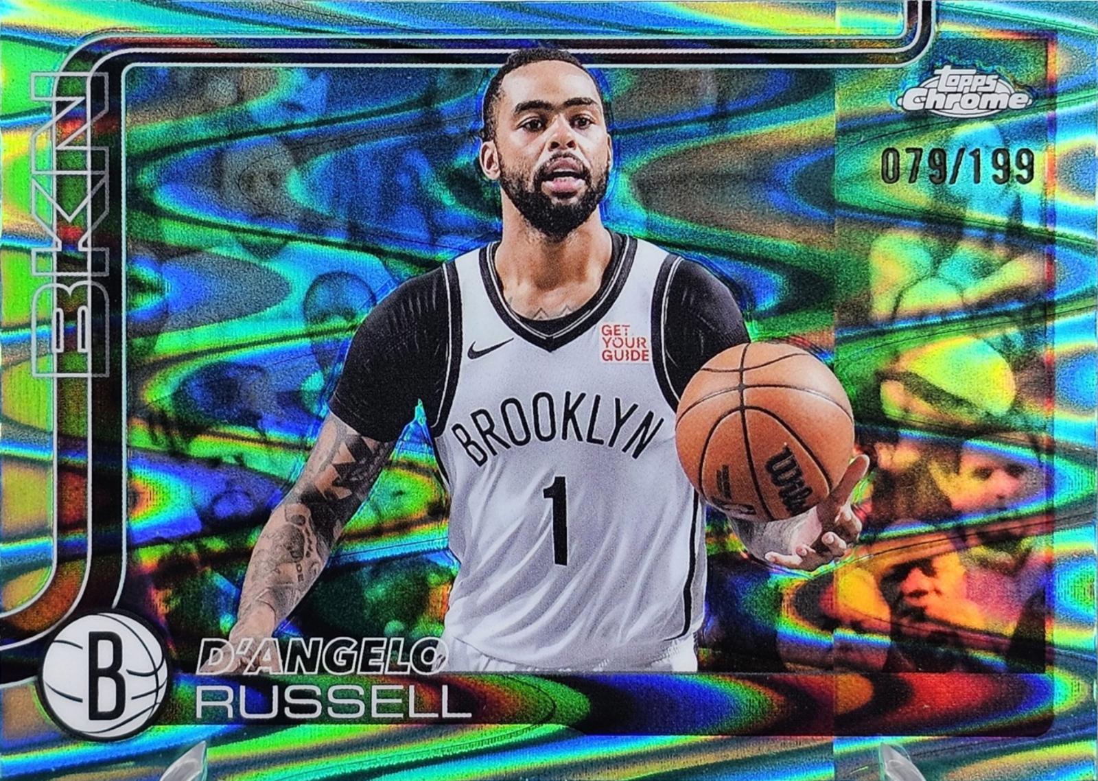 D'Angelo Russell [RayWave Aqua Refractor] #79