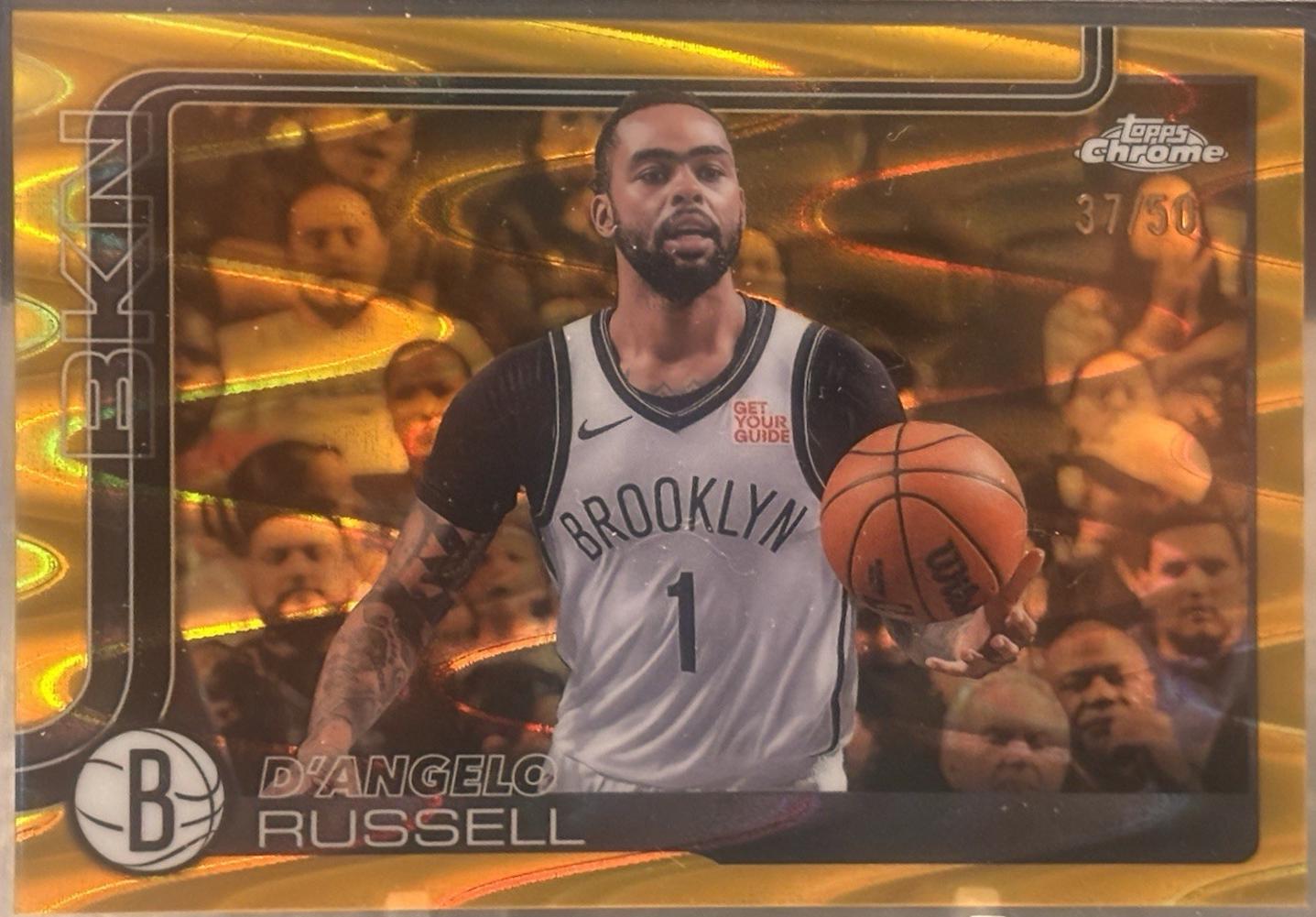 D'Angelo Russell [RayWave Gold Refractor] #79