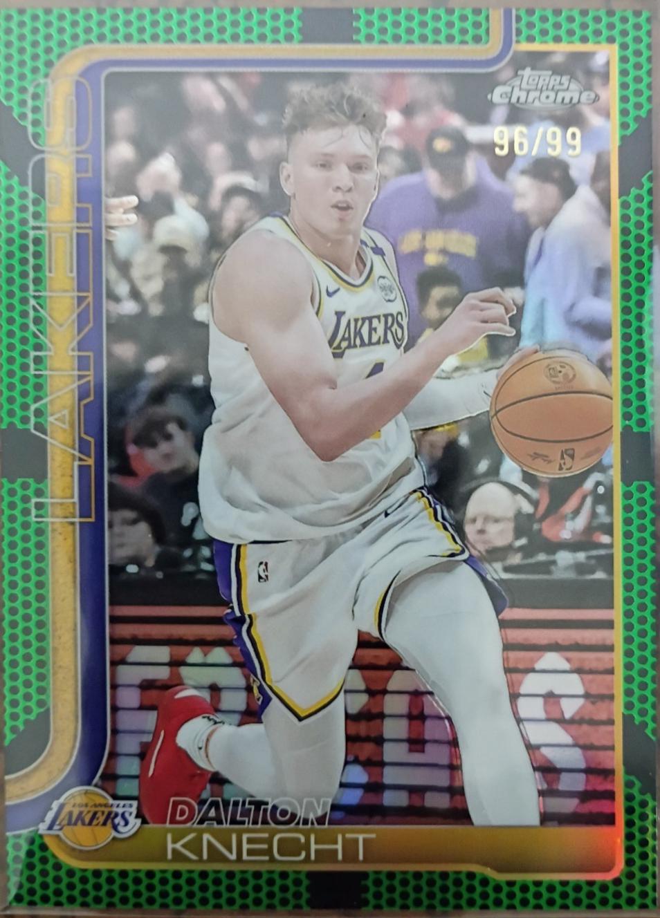 Dalton Knecht [Green Basketball Refractor] #130
