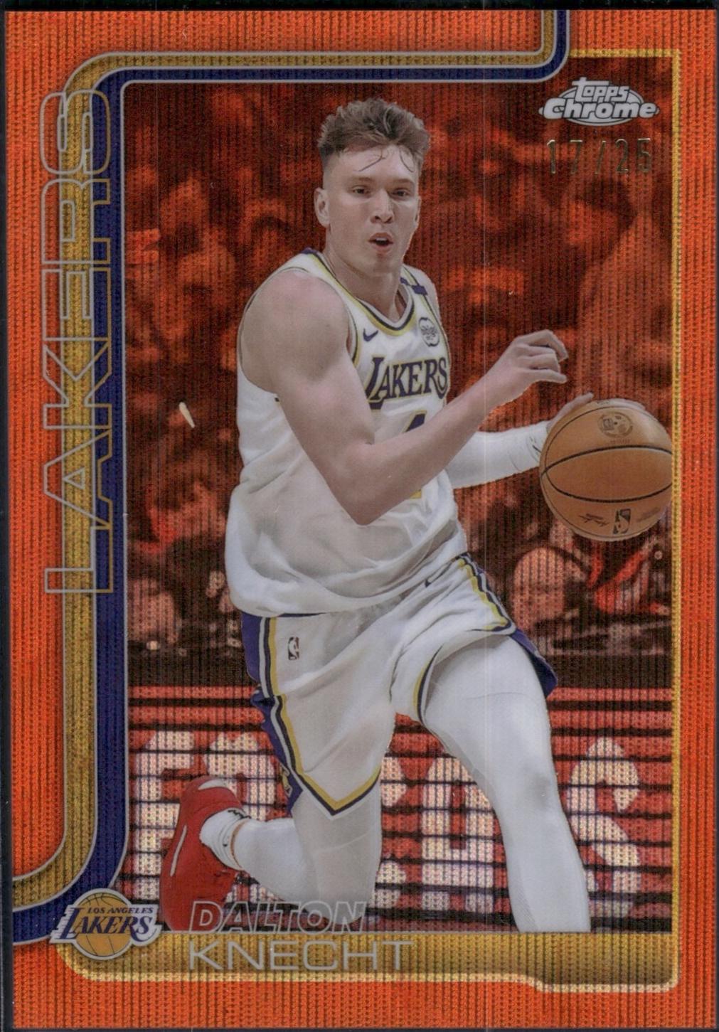 Dalton Knecht [Orange Wave Refractor] #130