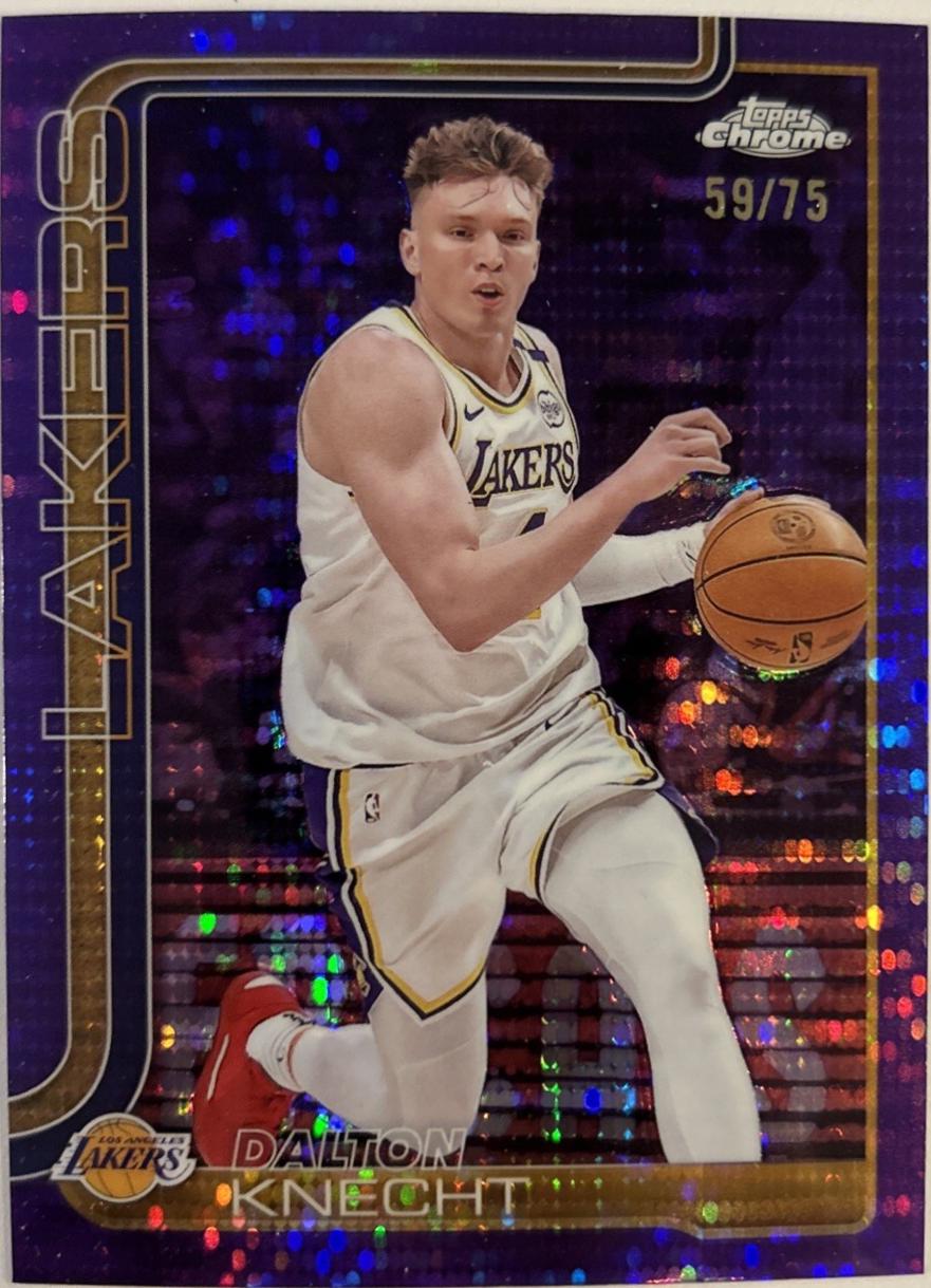 Dalton Knecht [Purple Basketball Refractor] #130