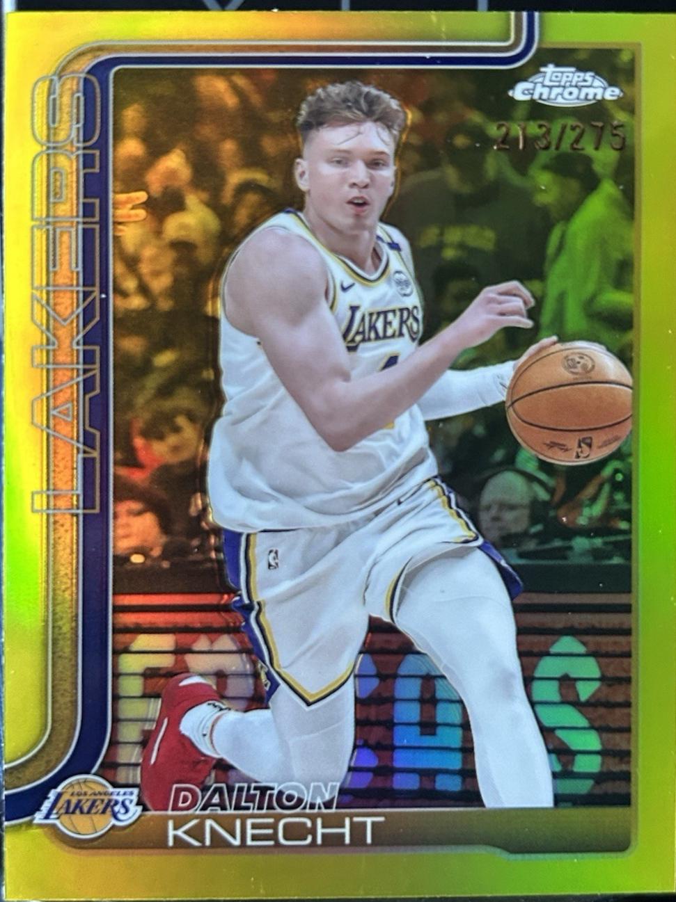 Dalton Knecht [Yellow Refractor] #130