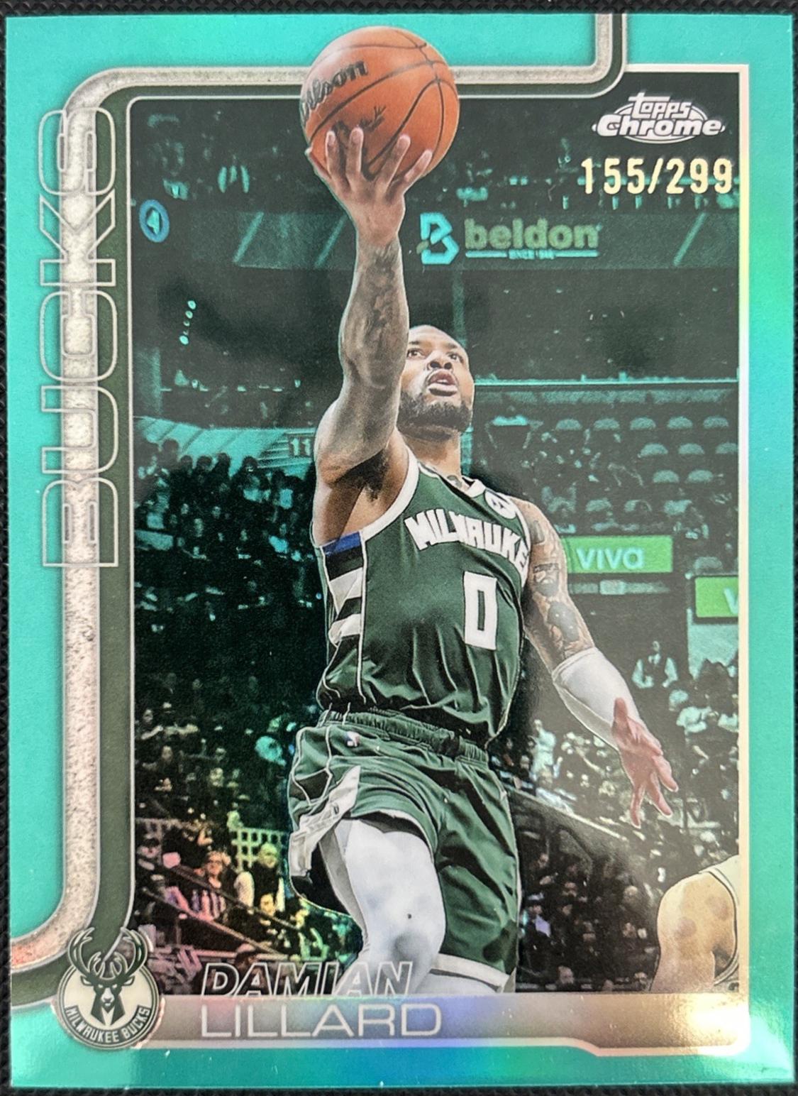 Damian Lillard [Aqua Refractor] #153
