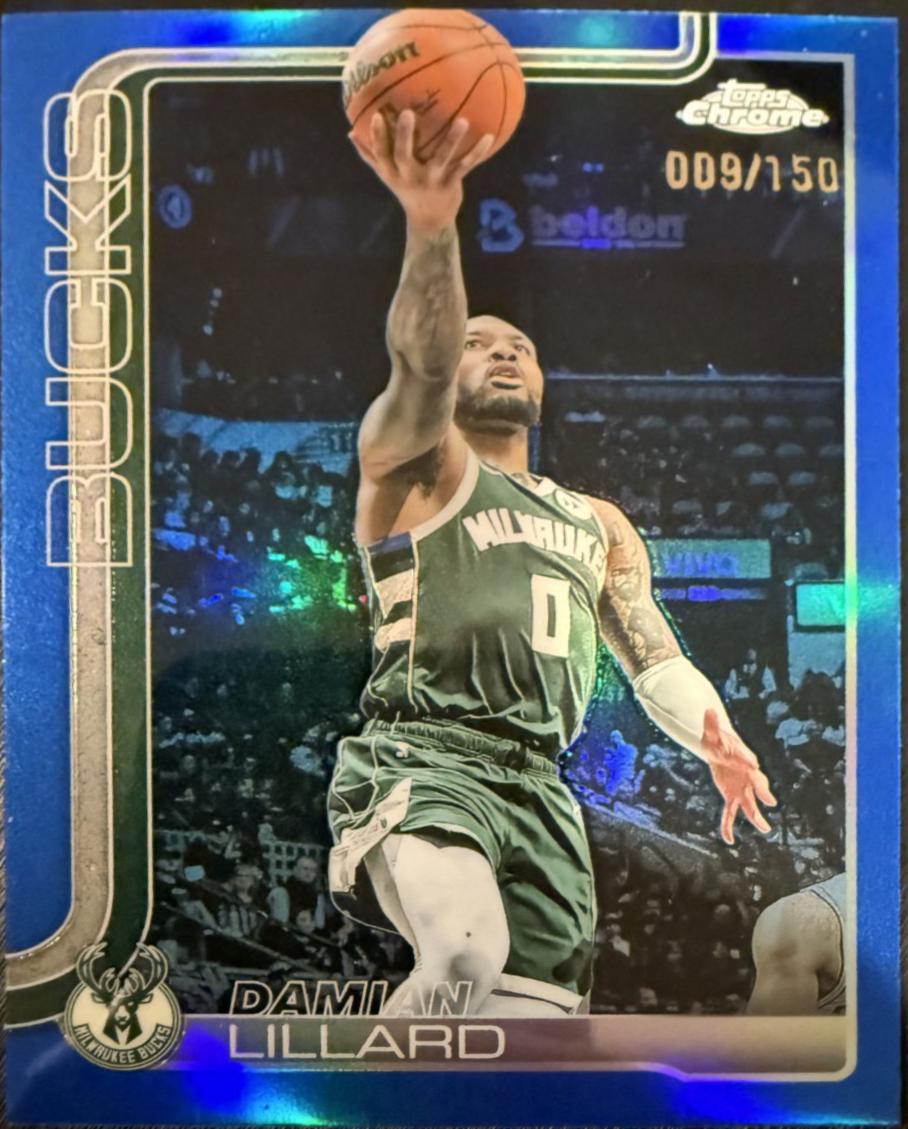 Damian Lillard [Blue Refractor] #153