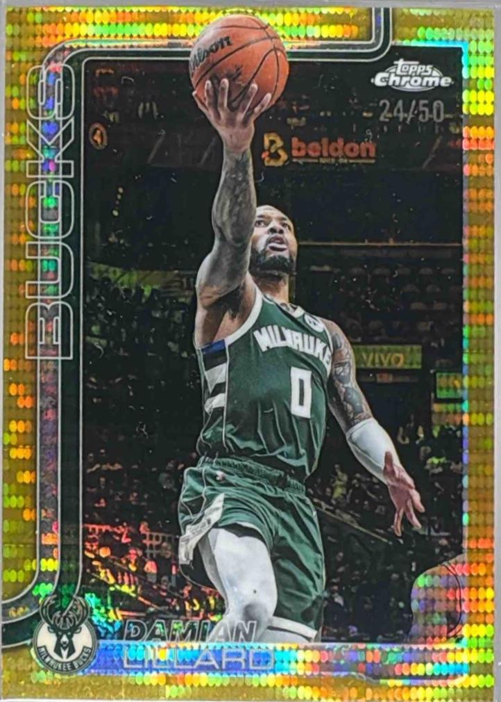 Damian Lillard [Pulsar Gold Refractor] #153