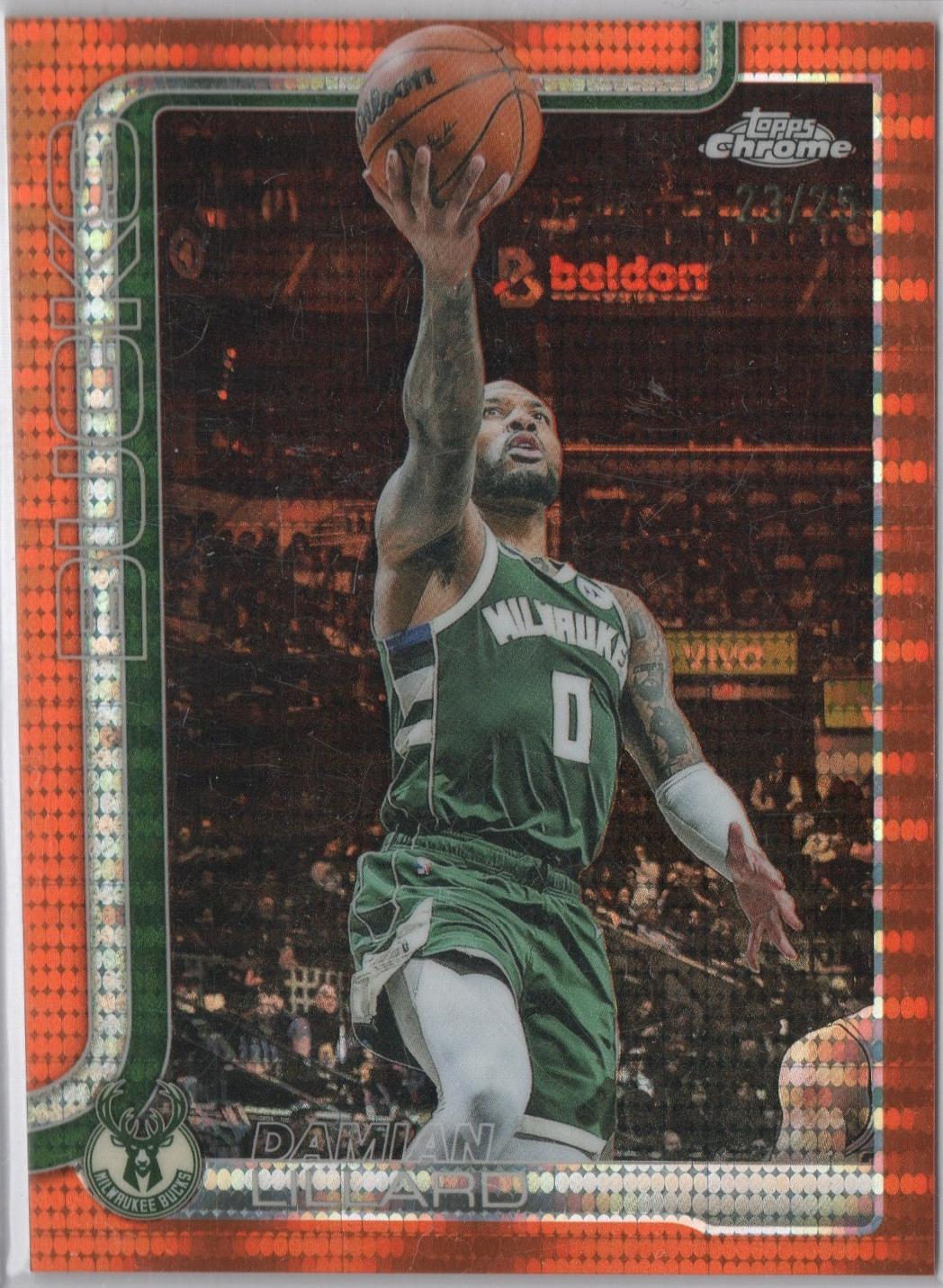 Damian Lillard [Pulsar Orange Refractor] #153