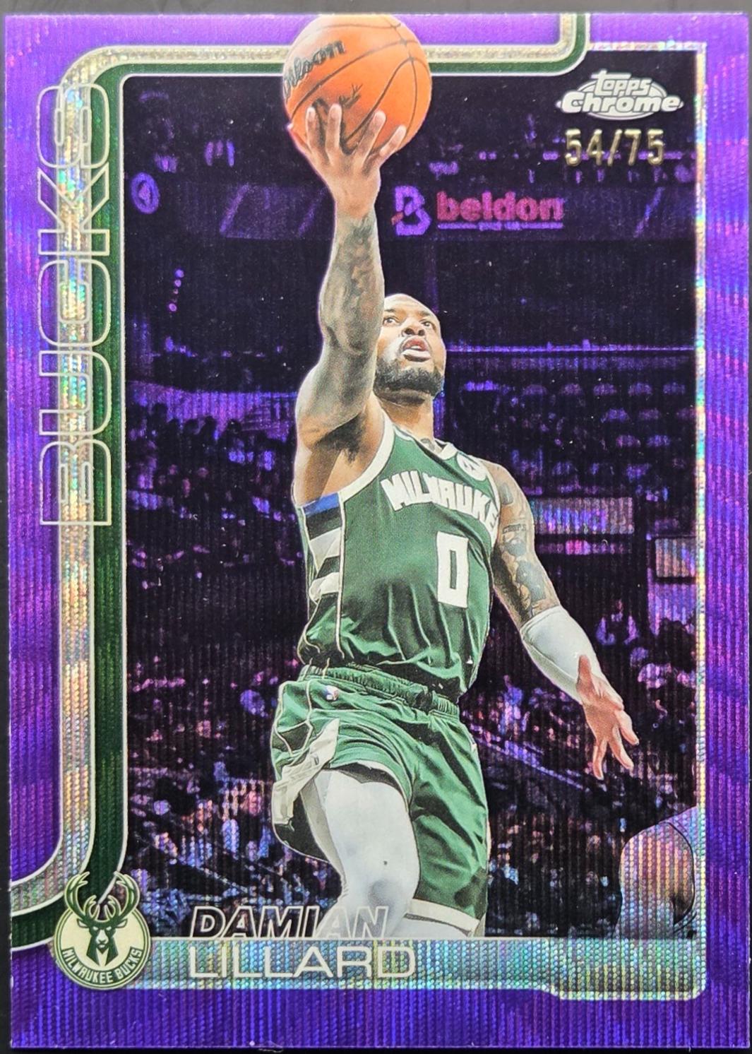Damian Lillard [Purple Wave Refractor] #153