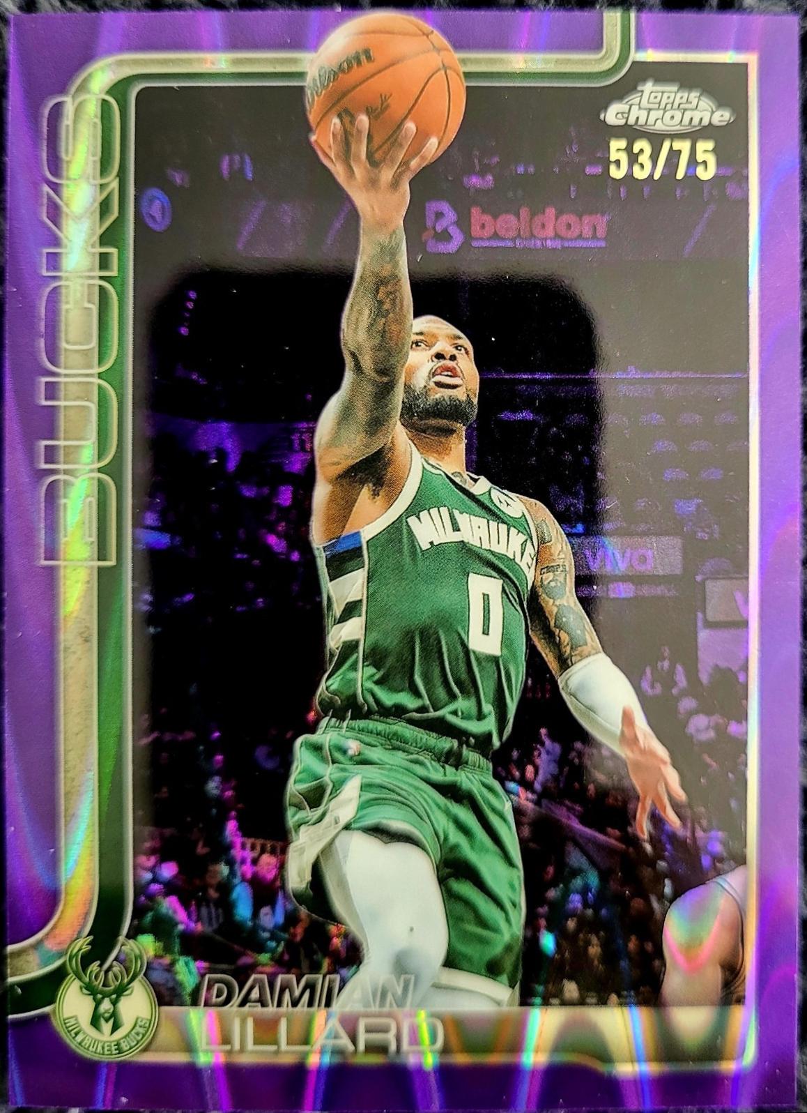 Damian Lillard [RayWave Purple Refractor] #153