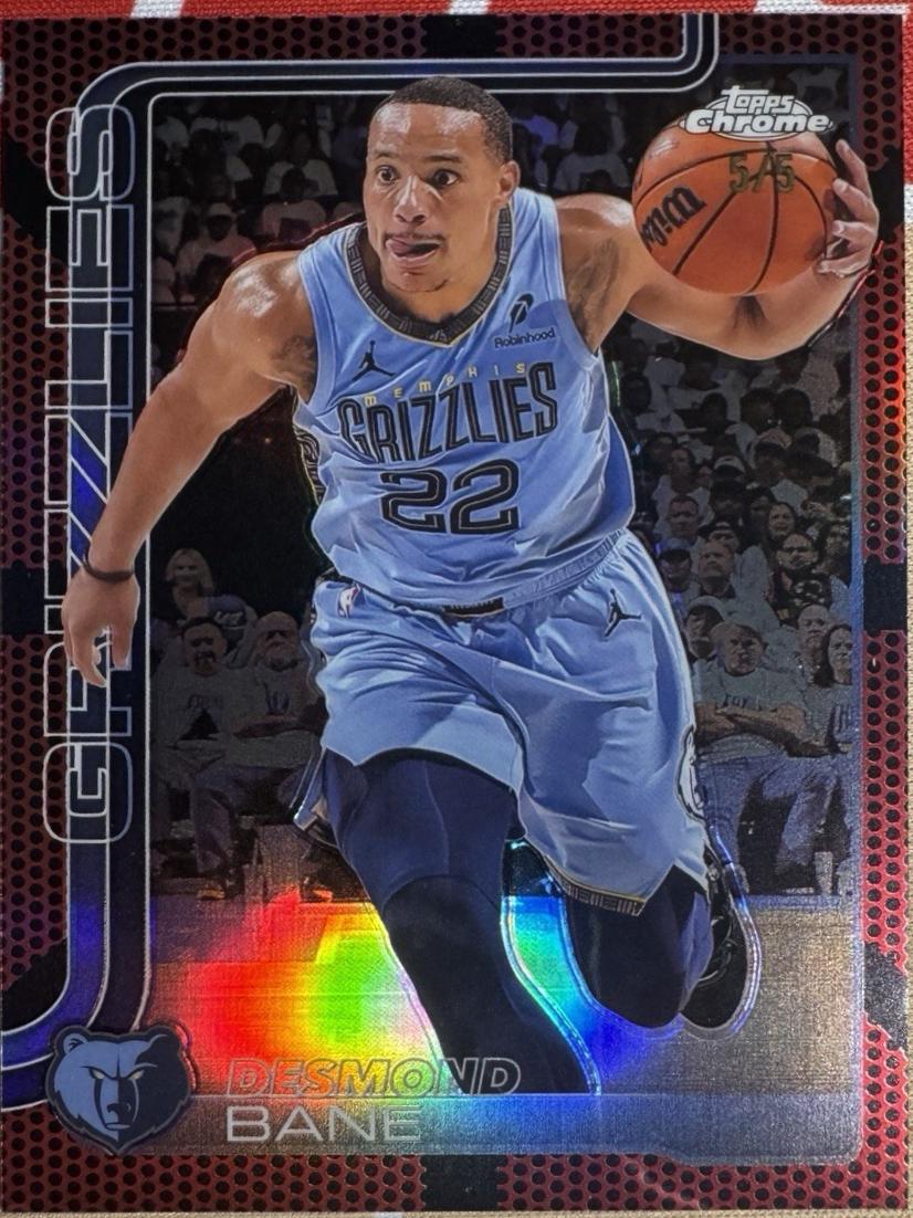 Desmond Bane [Red Basketball Refractor] #174