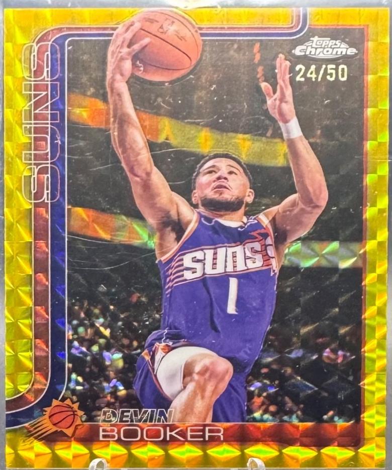 Devin Booker [Gold Geometric Refractor] #195