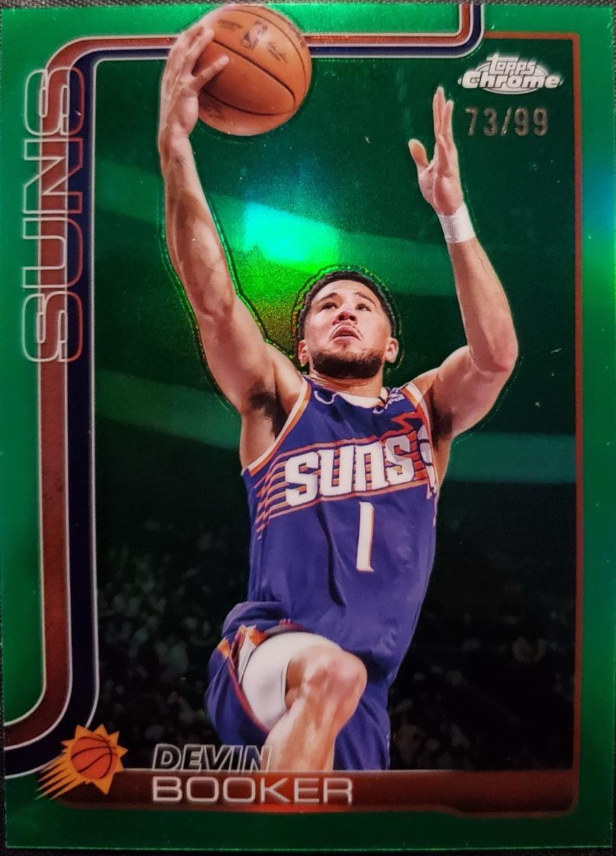 Devin Booker [Green Basketball Refractor] #195