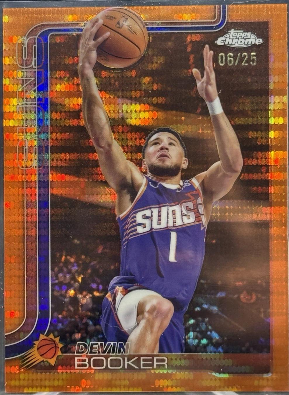 Devin Booker [Orange Basketball Refractor] #195