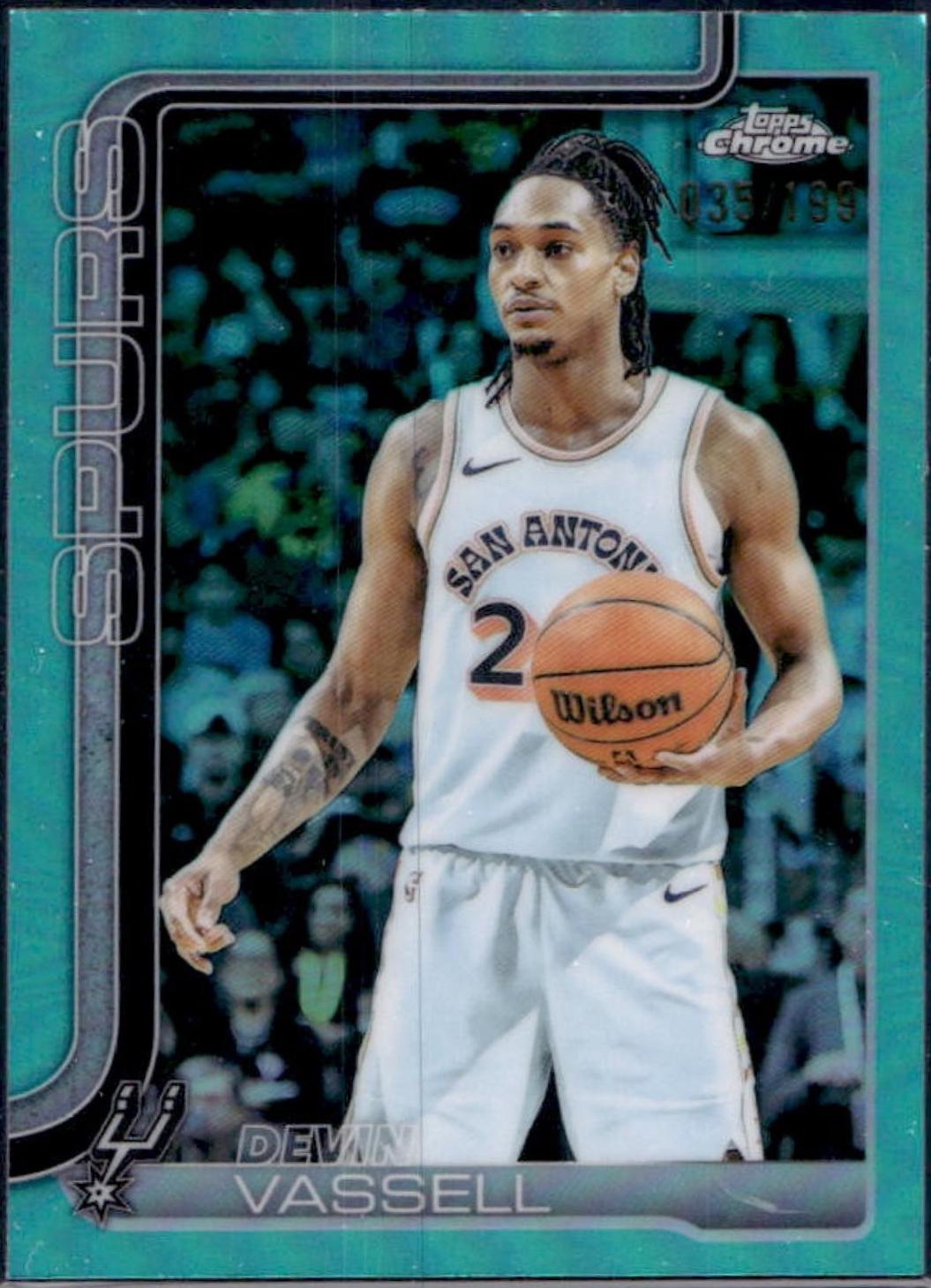 Devin Vassell [Aqua Refractor] #202