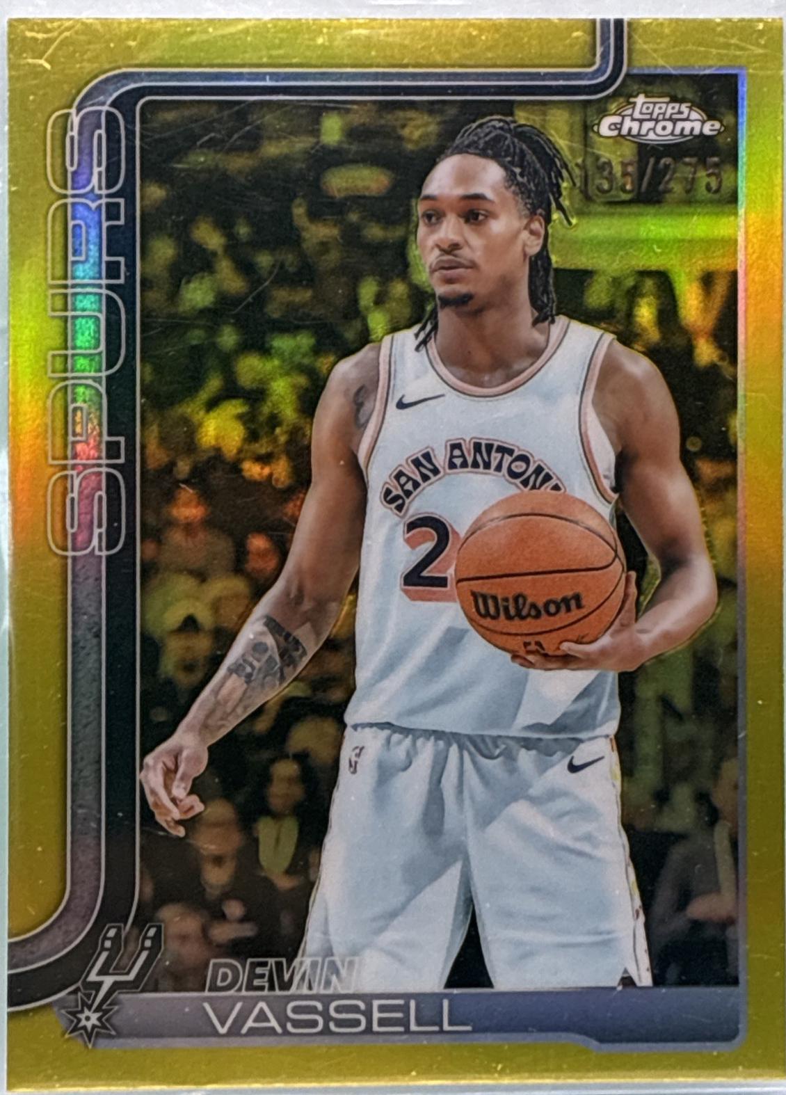 Devin Vassell [Yellow Refractor] #202