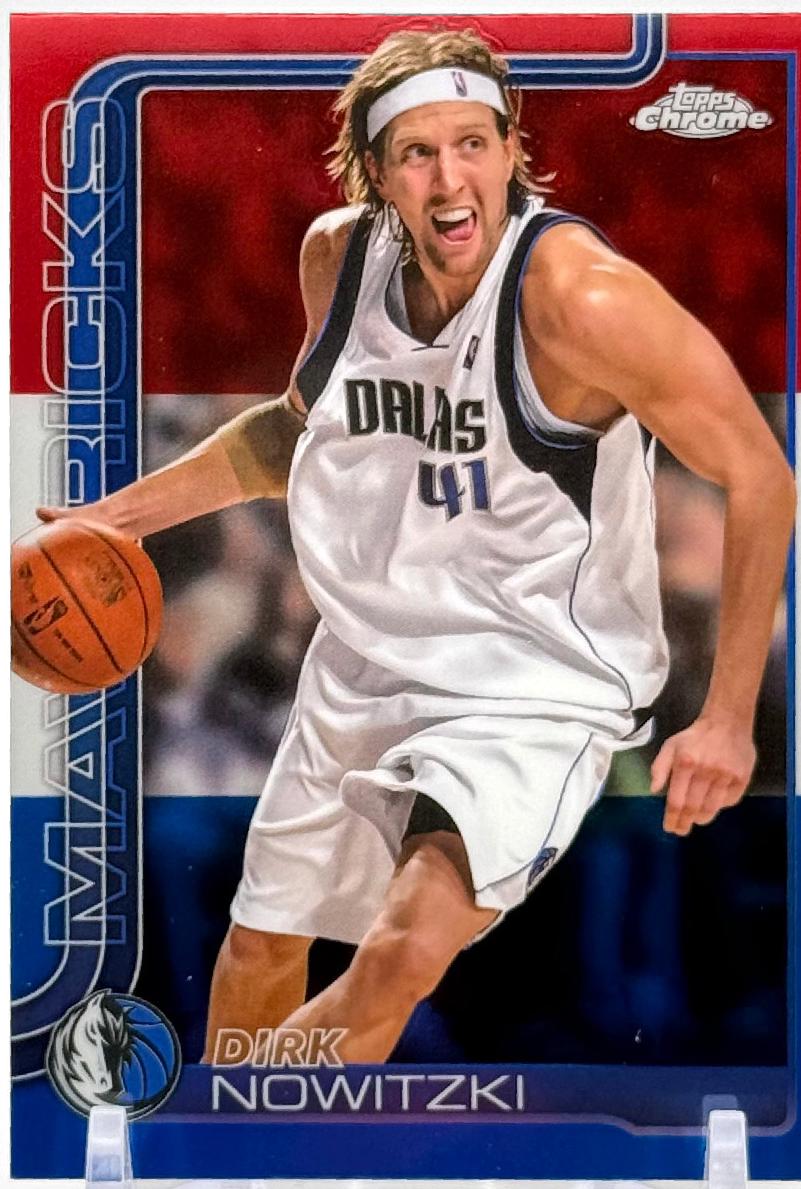 Dirk Nowitzki [Blue Basketball Refractor] #246