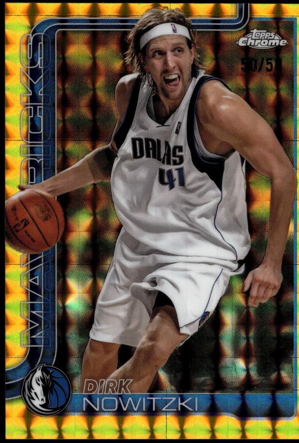 Dirk Nowitzki [Gold Geometric Refractor] #246