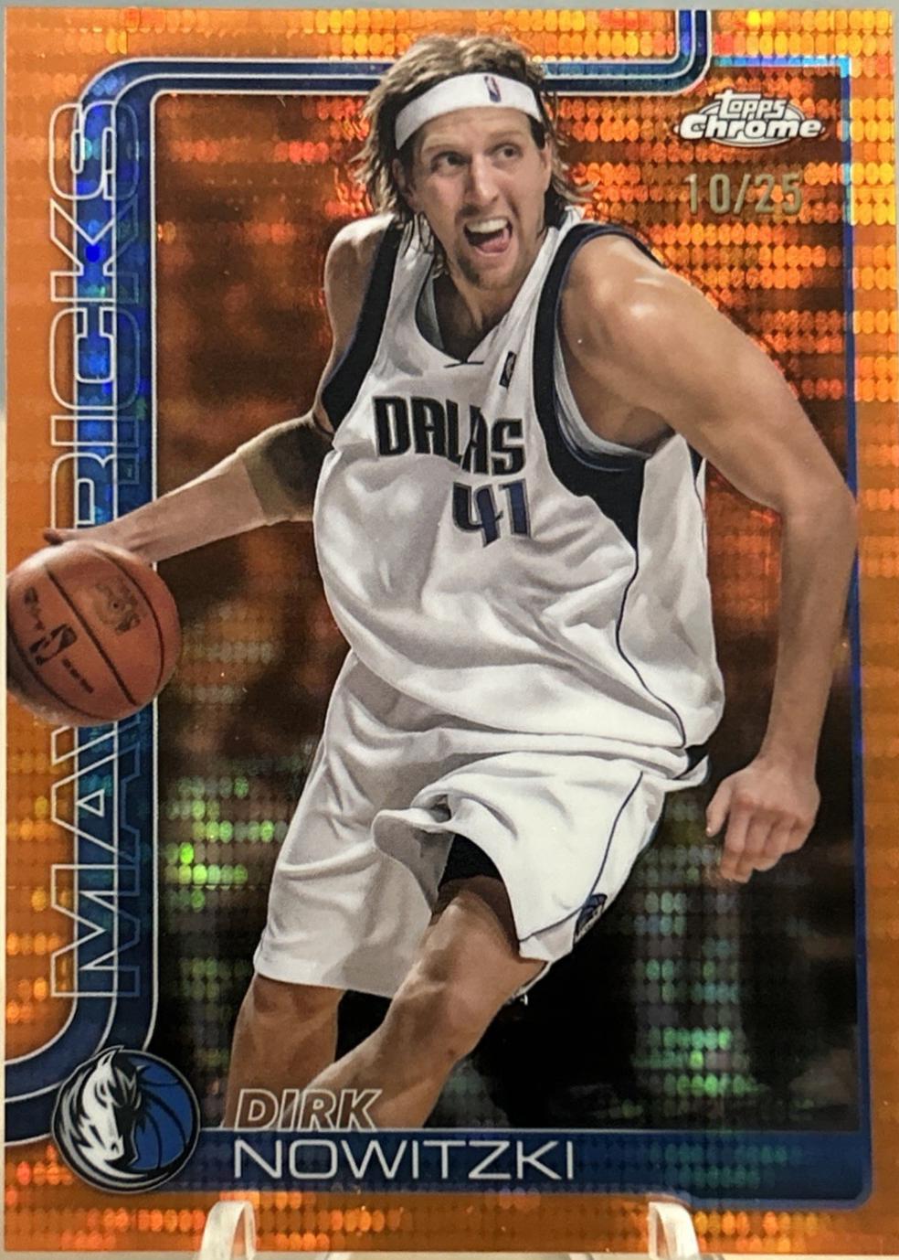 Dirk Nowitzki [Pulsar Orange Refractor] #246