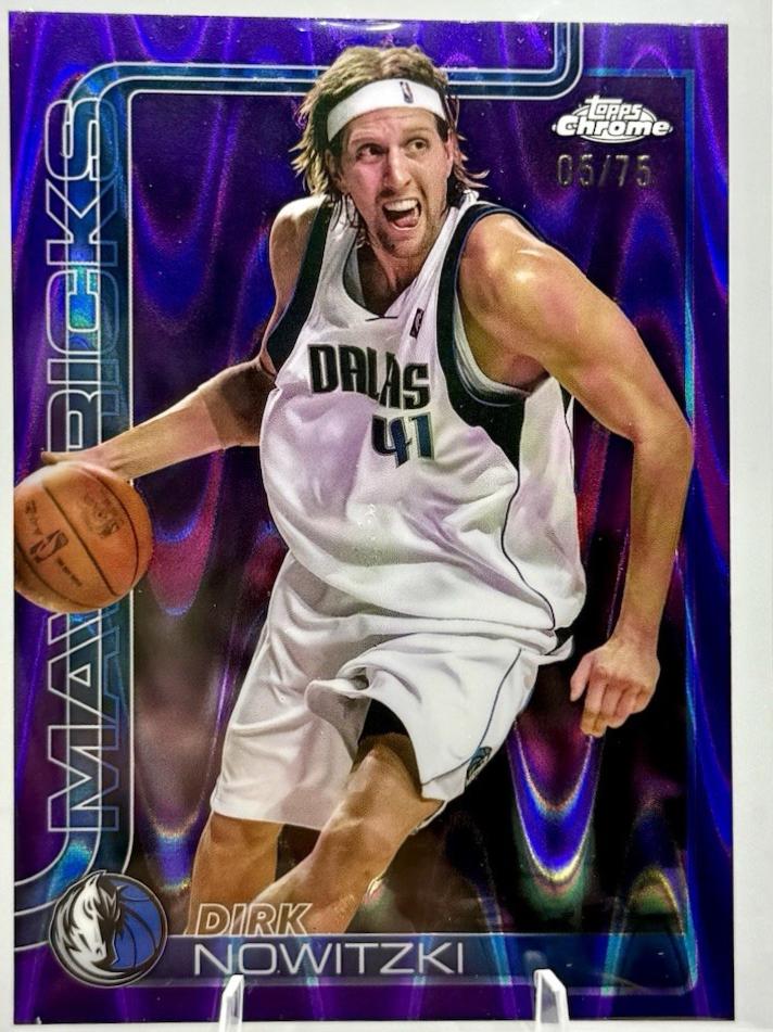 Dirk Nowitzki [RayWave Purple Refractor] #246