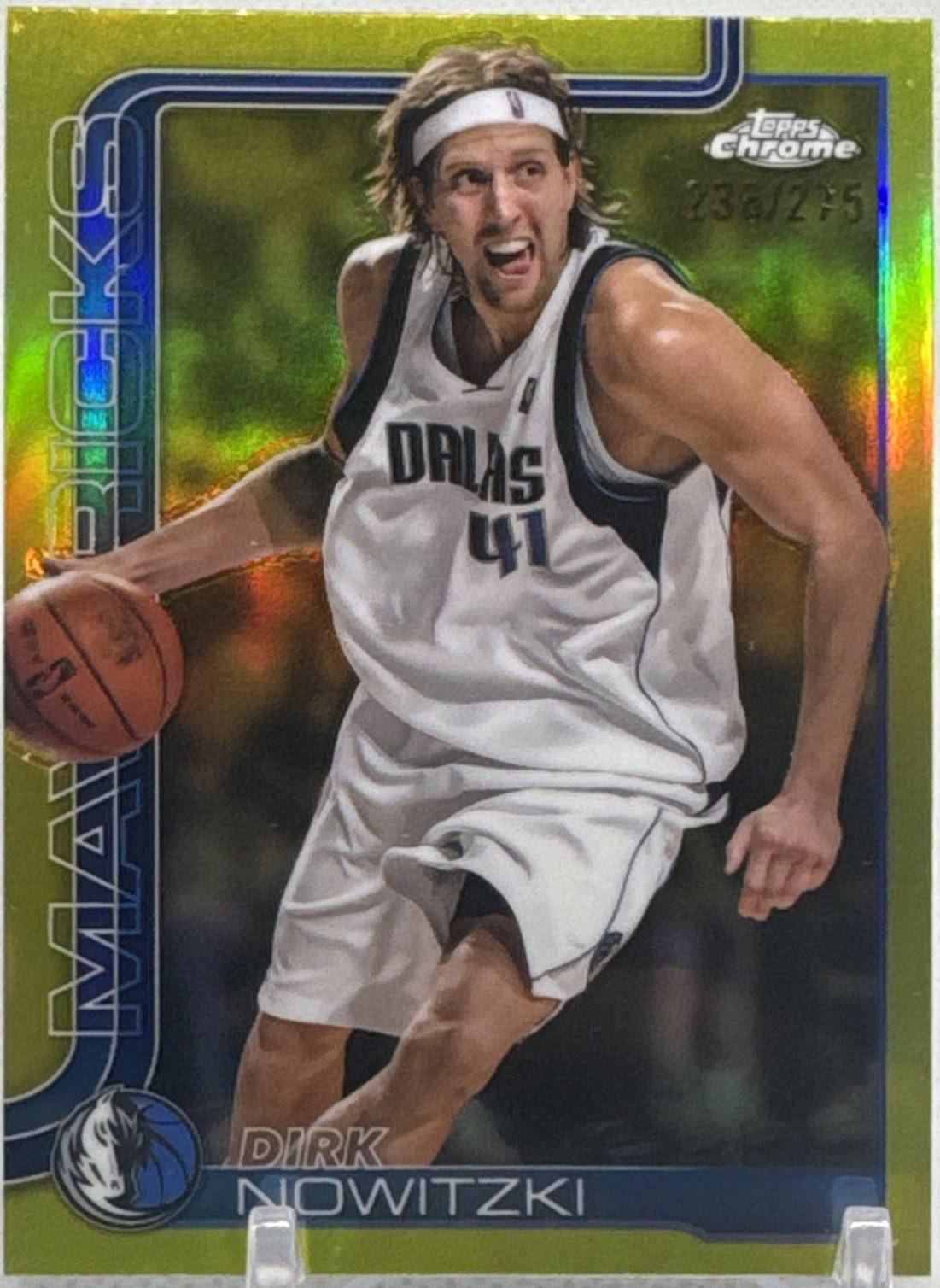 Dirk Nowitzki [Yellow Refractor] #246
