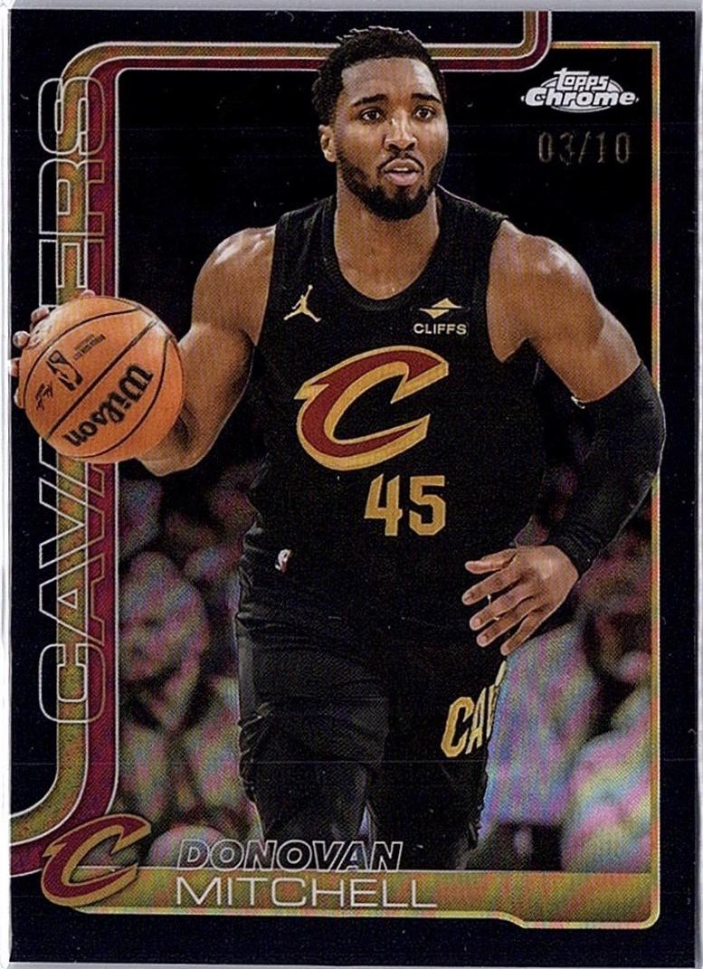 Donovan Mitchell [Black Refractor] #69