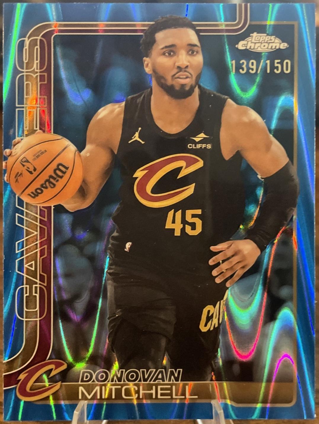 Donovan Mitchell [RayWave Blue Refractor] #69
