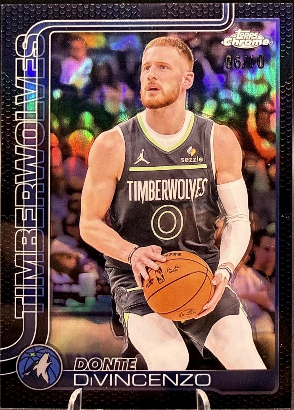 Donte DiVincenzo [Black Refractor] #145