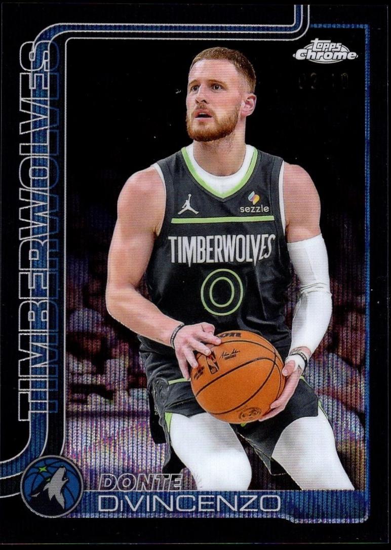 Donte DiVincenzo [Black Wave Refractor] #145