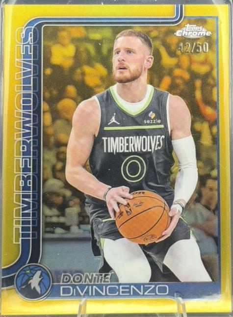 Donte DiVincenzo [Gold Basketball Refractor] #145
